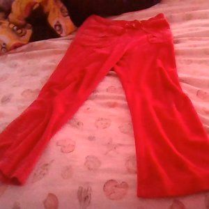 red pants